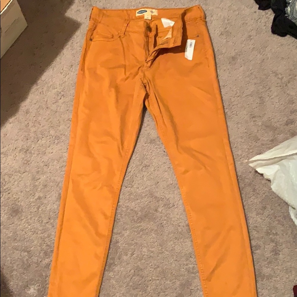 Mustard pants